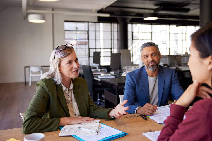 Executive search planning and leadership discussion